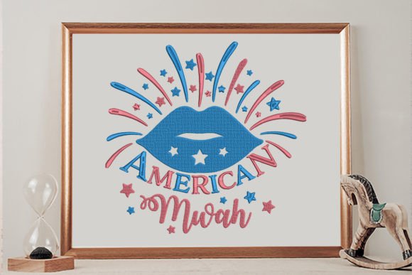 American Mwah Lips 4th of July Design Review