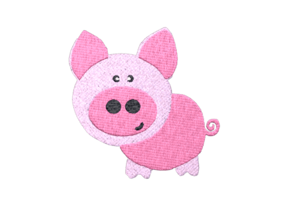 Cute Pig Embroidery: A Holiday Design Review