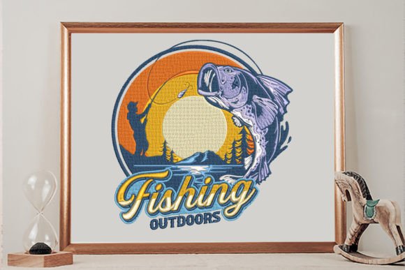 Fishing Outdoors: A Whimsical Holiday Embroidery Review