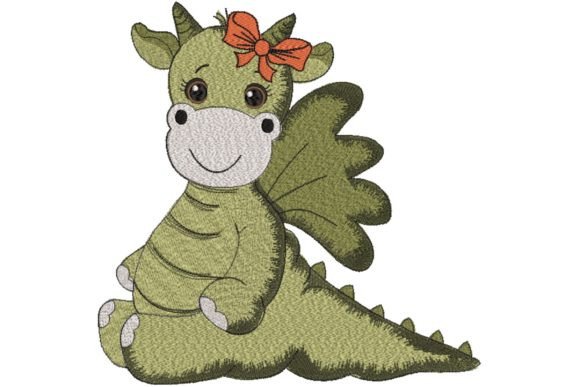Green Baby Girl Dragon: A Boutique Embroidery Review