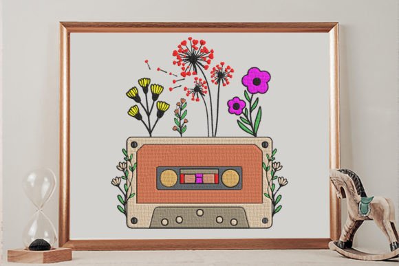 Review: Floral Cassette Tape for Holiday Embroidery