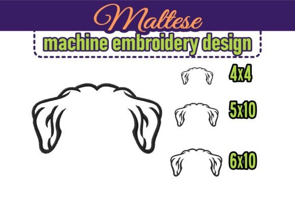 Review: Maltese Dog Ears Embroidery Design
