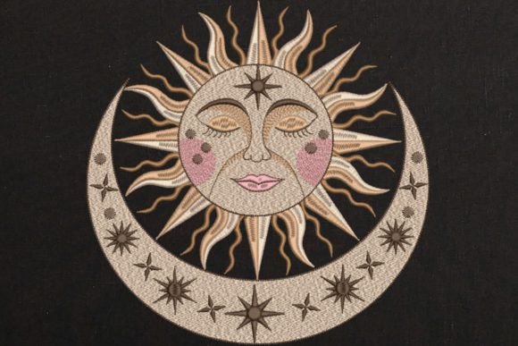Reviewing Face Sleeping Sun Moon Stars for Etsy