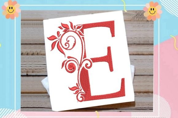 Reviewing the E Beautiful Monogram Letter Design
