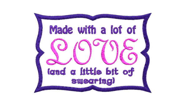 Reviewing the Made with Love Quilt Label for Craft Fairs
