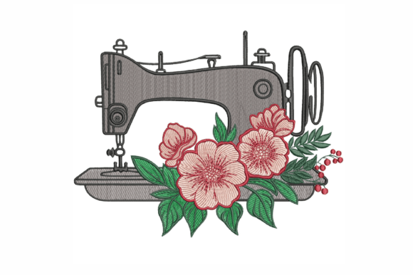 Sewing Machine with Flower: A Holiday Design Review