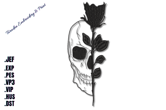 Skull Rose: A Bold Holiday Embroidery Review