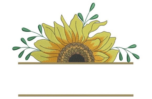 Sunflower Split Monogram: A Designer’s Craft Fair Review